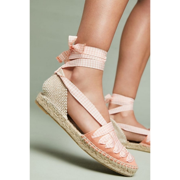 Castaner Shoes - NEW Castaner 'Jean' Lace Espadrilles Melocotton 39